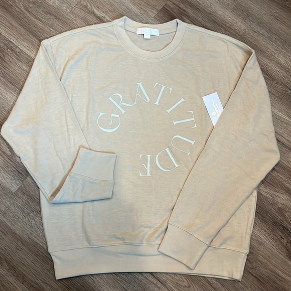 NWT Spiritual Gangster Gratitude Relaxed Savasana Long Sleeve Large - Picture 4 of 4